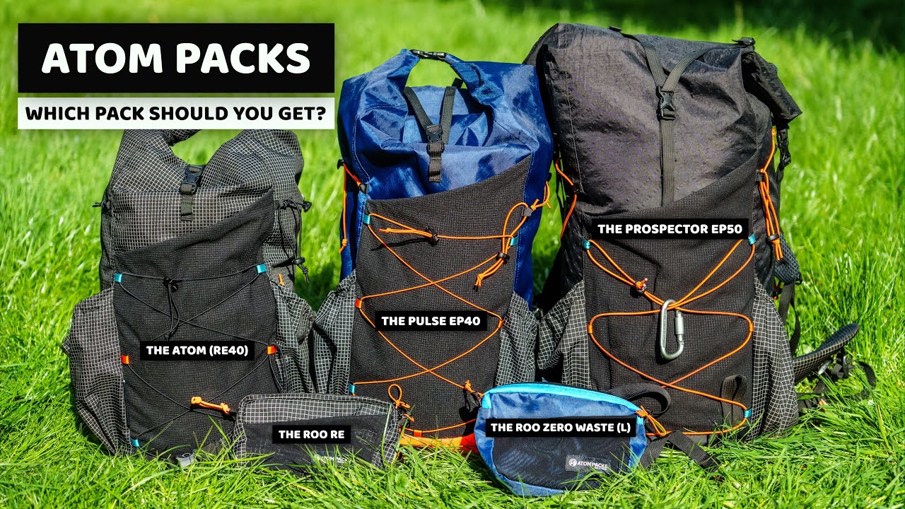 Which Ultralight Backpack Should you Buy? | Atom Packs Comparison Review