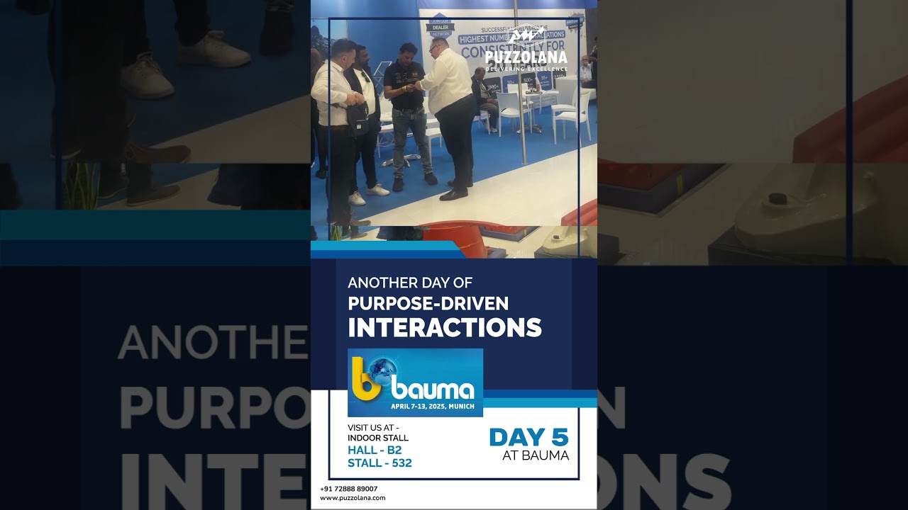Puzzolana at Bauma Munich DAY 5