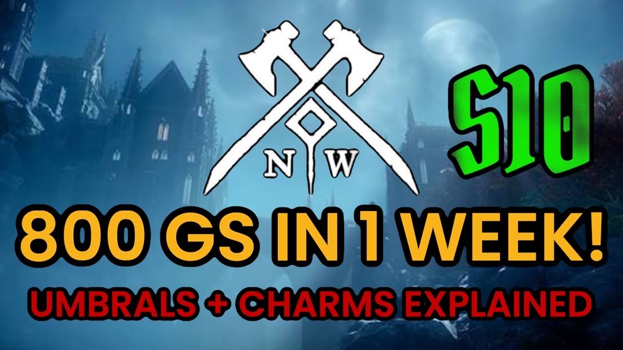 🔥 New World S10 Gearing Guide: Umbrals, Charms & Catacombs (GS 800 FAST!)
