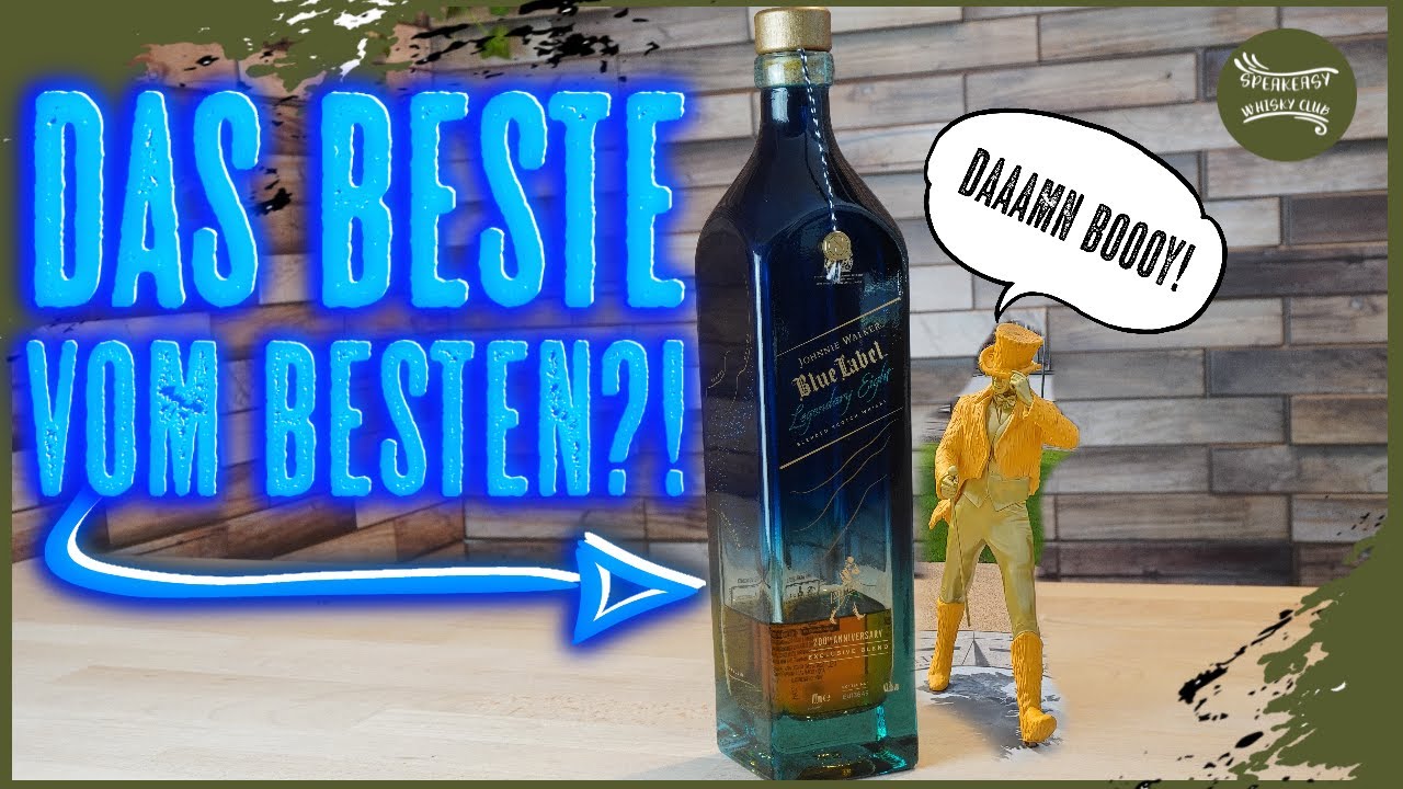 SWC Tasting: Johnnie Walker Blue Label Legendary Eight | Lieber mit Cola und Eiswürfel? | 43,8 Vol.%