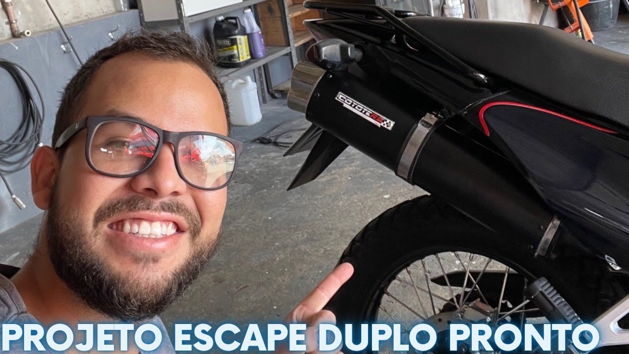 Projeto Falcon 400 com escapamento duplo