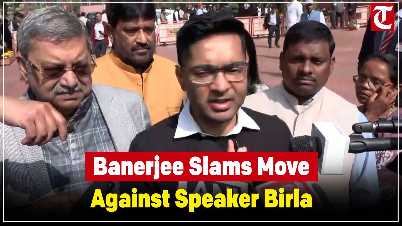 Abhishek Banerjee Reacts to Reports of No-Confidence Motion Against Lok Sabha Speaker Om Birla