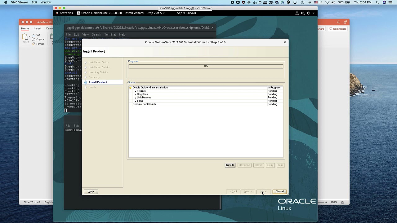 Demo - Install and Configure GoldenGate Microservices 21c