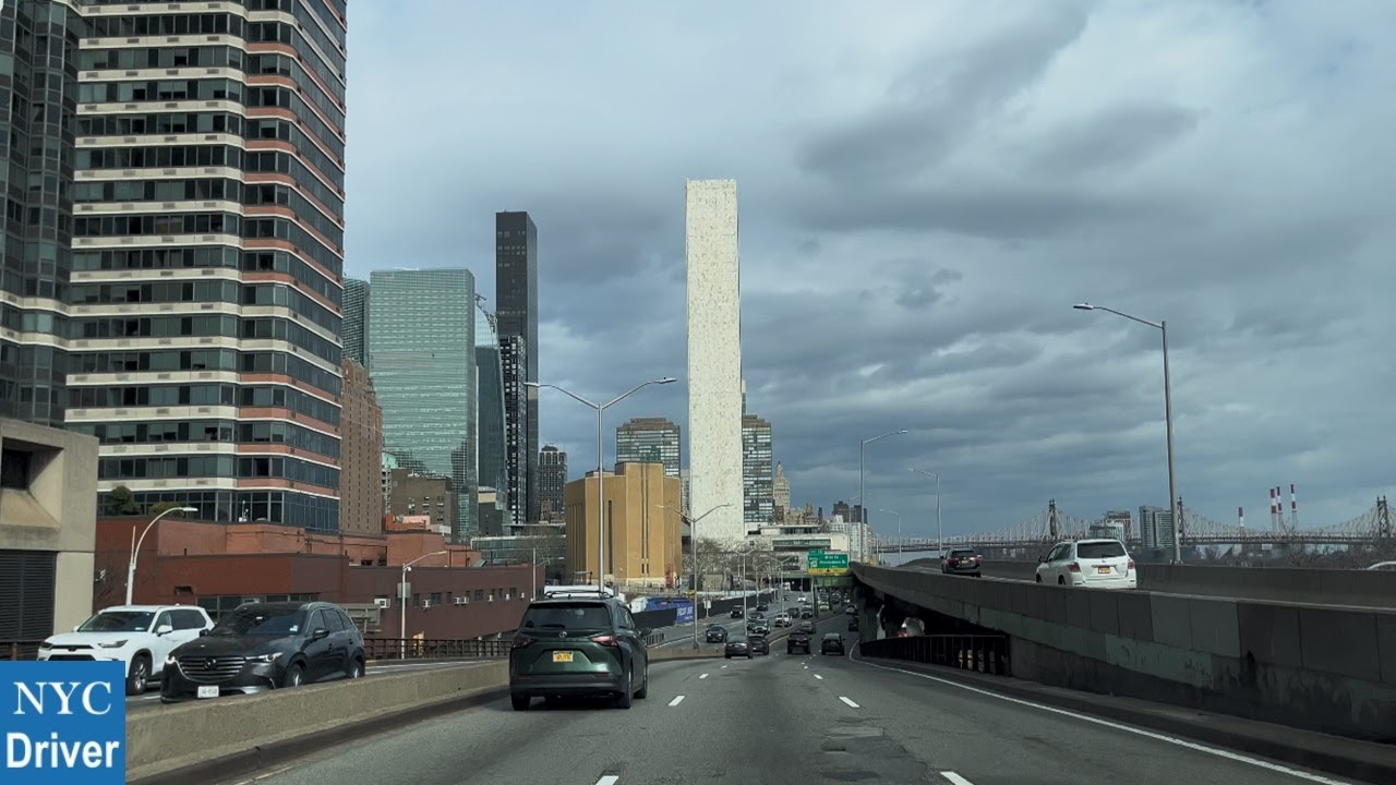 New York City | 4K Driving in FDR Dr &  Henry Hudson Pkwy, Manhattan, NY