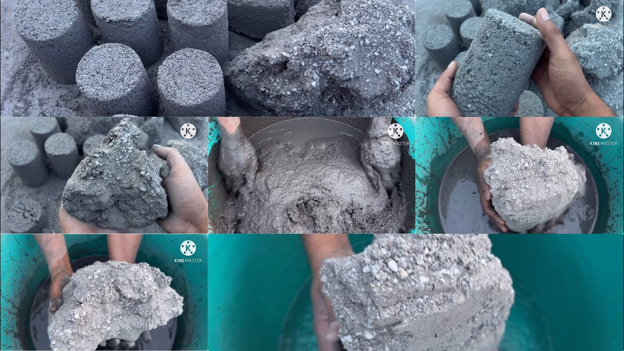 Sand cement stone dry water crumbling #sandcement