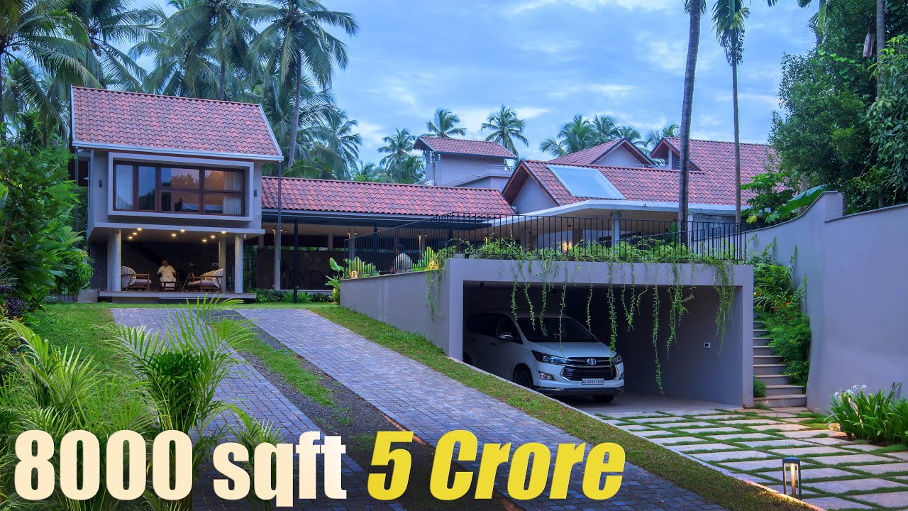8000 sqftലെ ആർക്കിടെക്ച്ചറൽ വിസ്മയം..