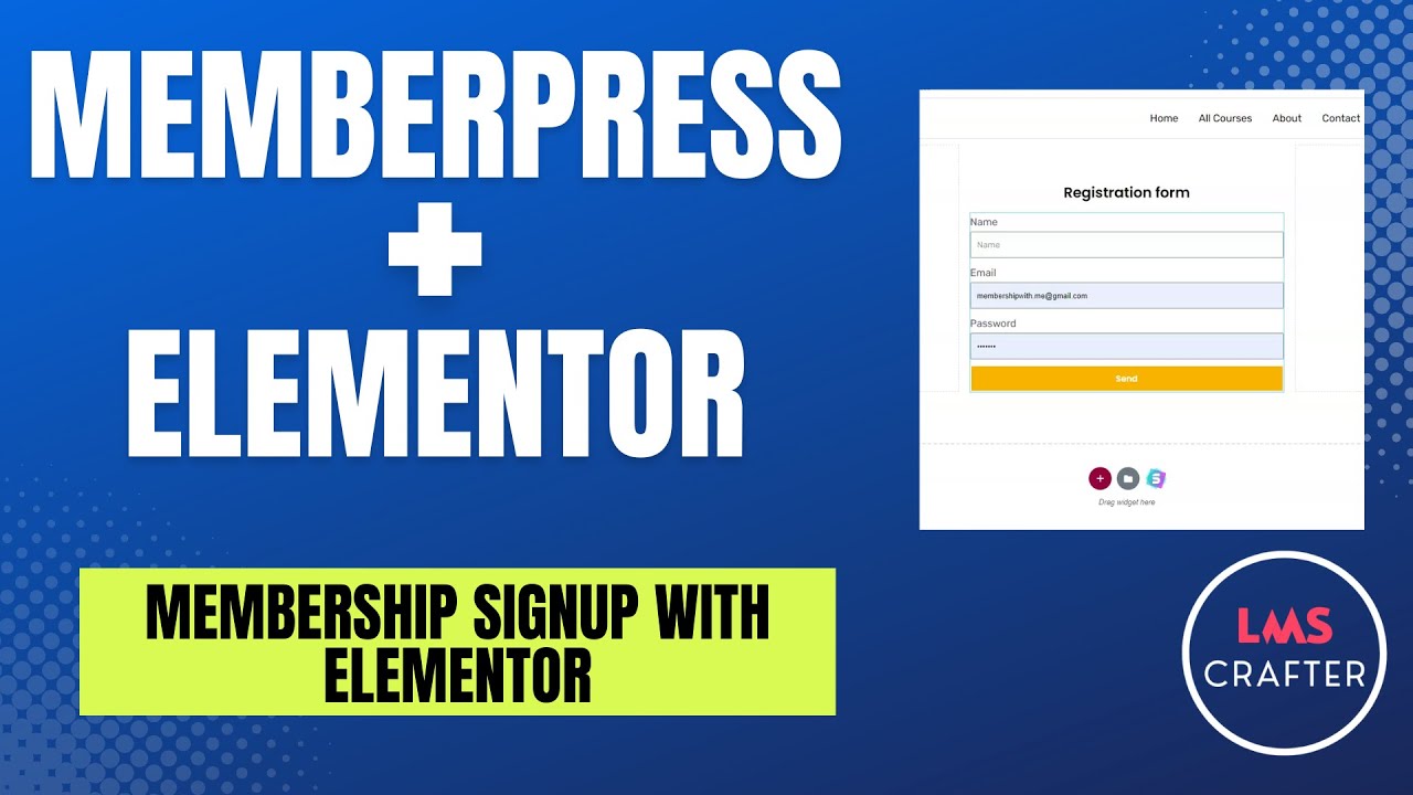 Memberpress User Registration using Elementor form