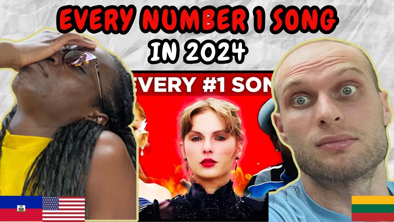 REACTION TO Every Number 1 Song of 2024 | FIRST TIME WATCHING