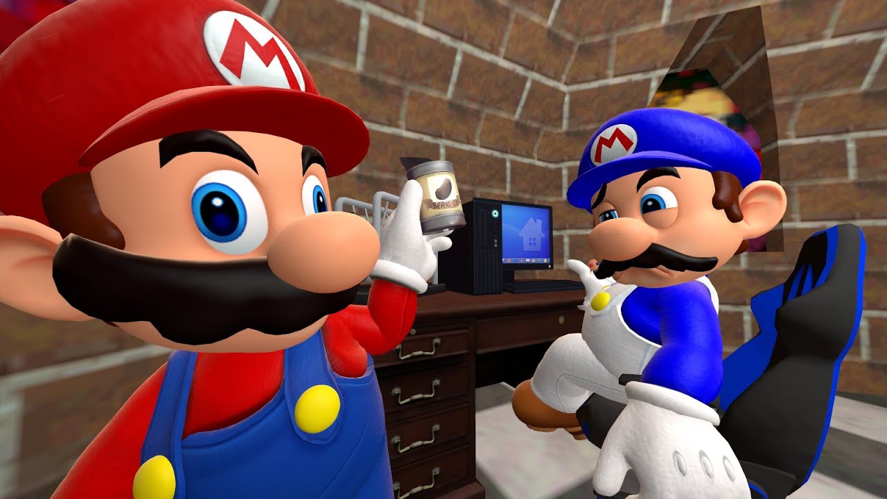 Mario puts Beans in the PC (GMod Animation)