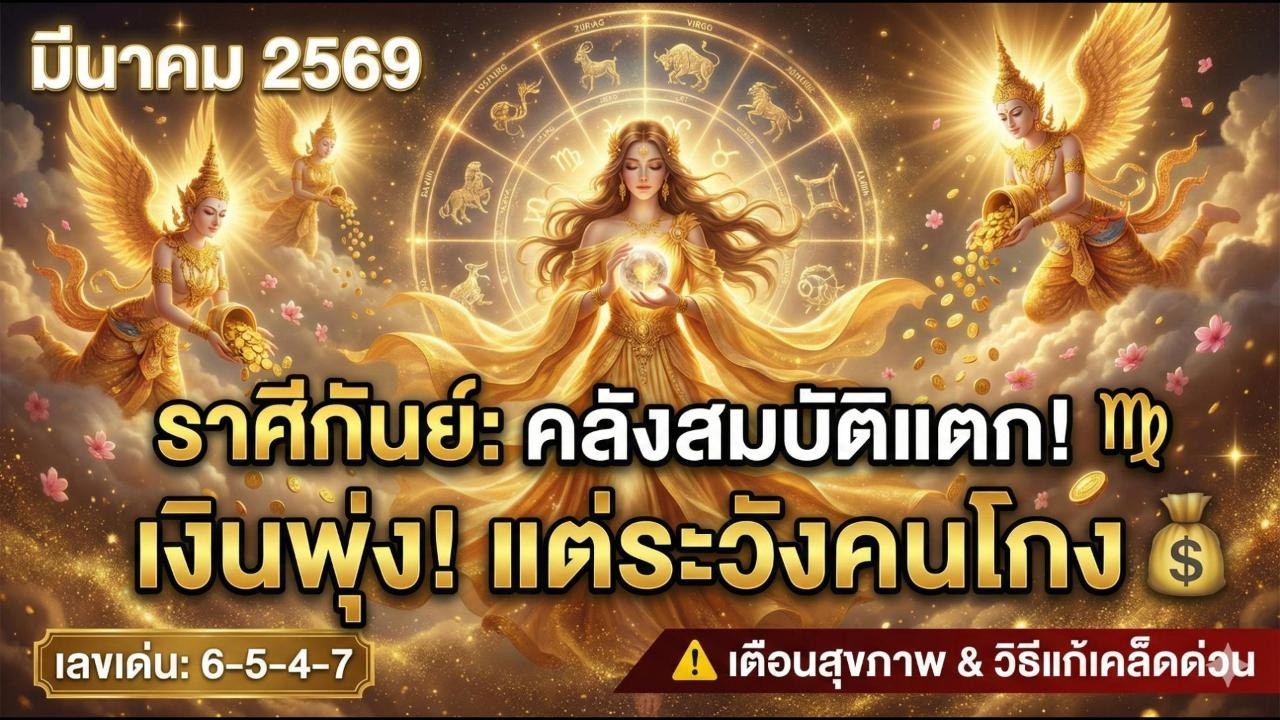 ♍️ ราศีกันย์ มีนาคม 2569: 