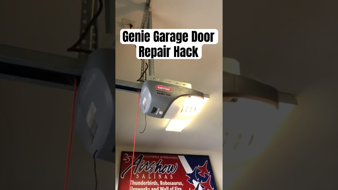 Genie Garage Door Opener Won&rsquo;t Work or Close Garage Door?!  Doesn't Respond to Button? DI #shorts