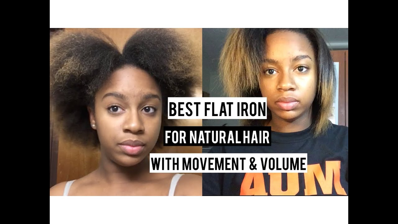 Best Flat Iron for Movement & Volume on Natural Hair | BeautybyTommie