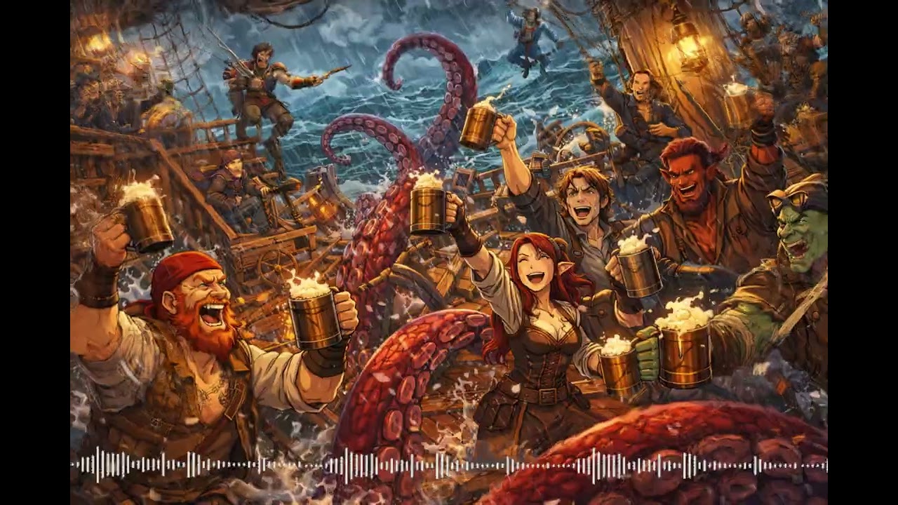 Rum Before Tentacles | Kraken Song - Bardcore, Medieval Tavern, D&D Song