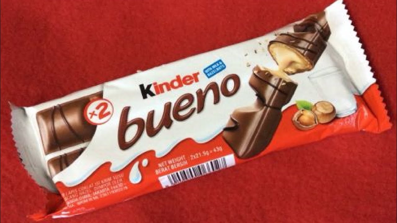 Kinder bueno Chokolate  ( milk and hazelnuts )