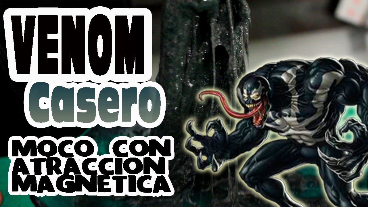 Venom casero │ Moco de atracción magnética │ Experimento Fácil