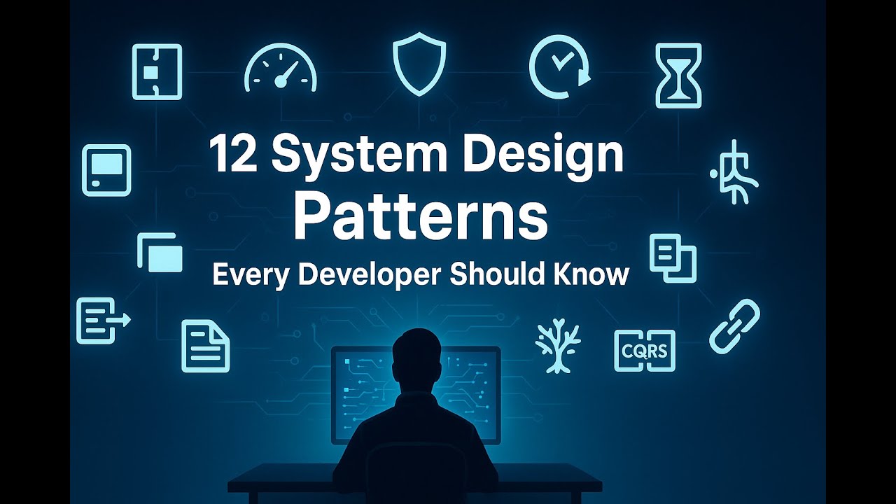 12 Essential System Design Patterns Explained with Real World Analogies!