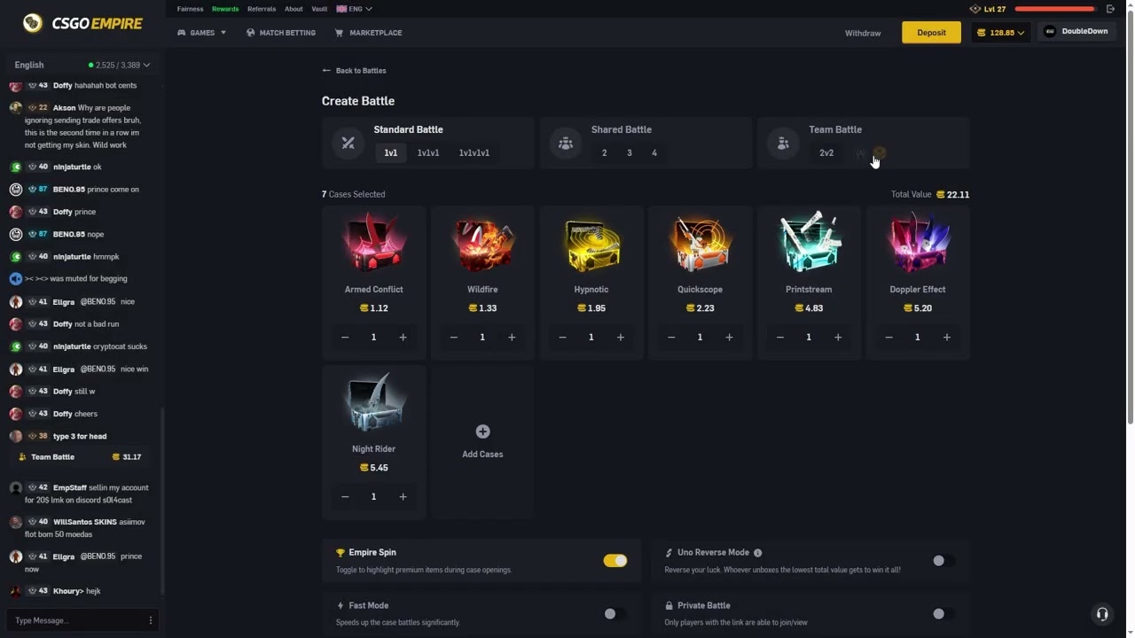 MY BIGGEST EMPIRE SESSION - CSGOEMPIRE