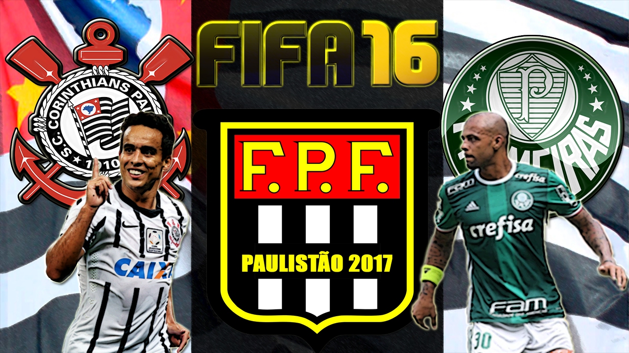 Corinthians VS. Palmeiras (22/02/2017) Campeonato Paulista - FIFA 16