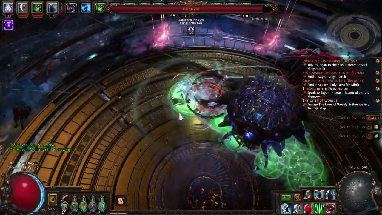 Maven - Animate Weapon of Ranged Arms Minion Necromancer - 3.27