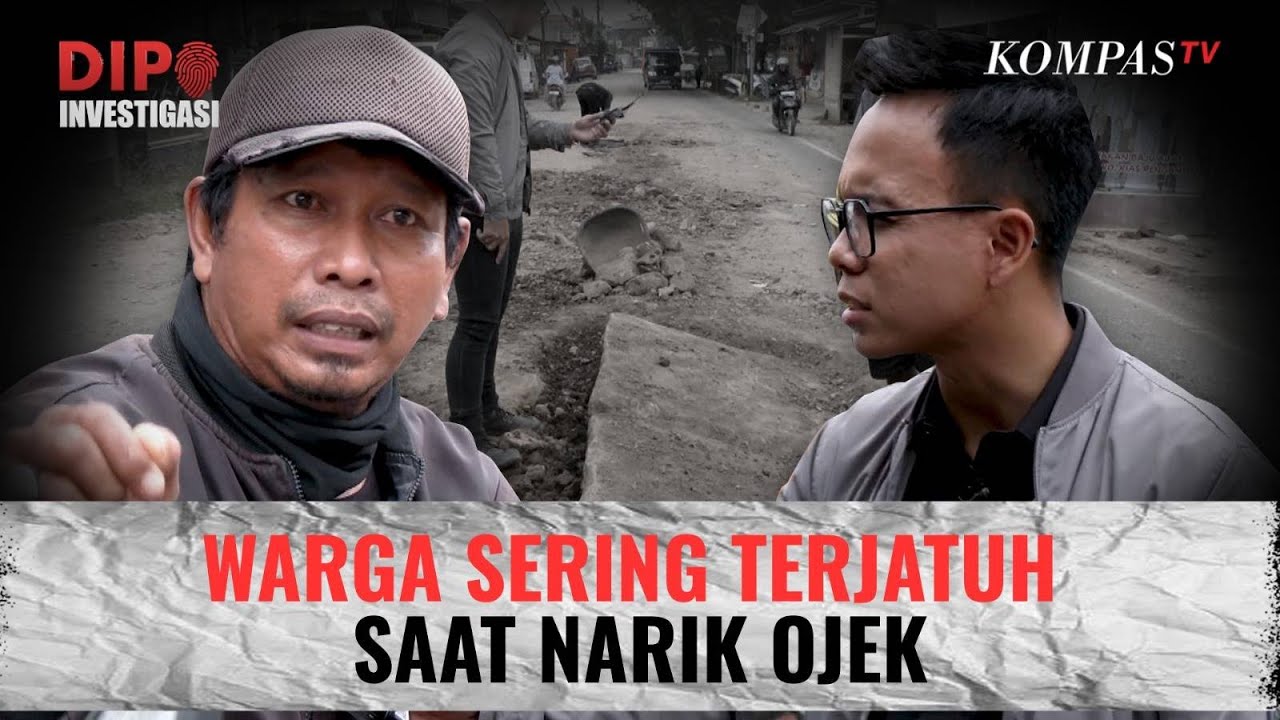Terungkap! Warga Sebut Truk Pengangkut Tanah Sebabkan Jalan Rusak di Tangerang | DIPO INVESTIGASI
