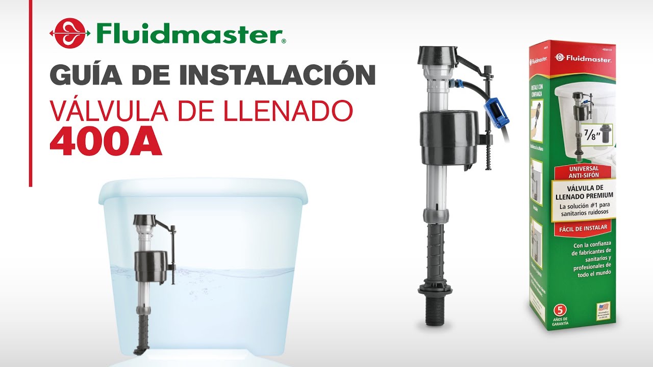 Válvula de llenado 400A (guía de instalación)