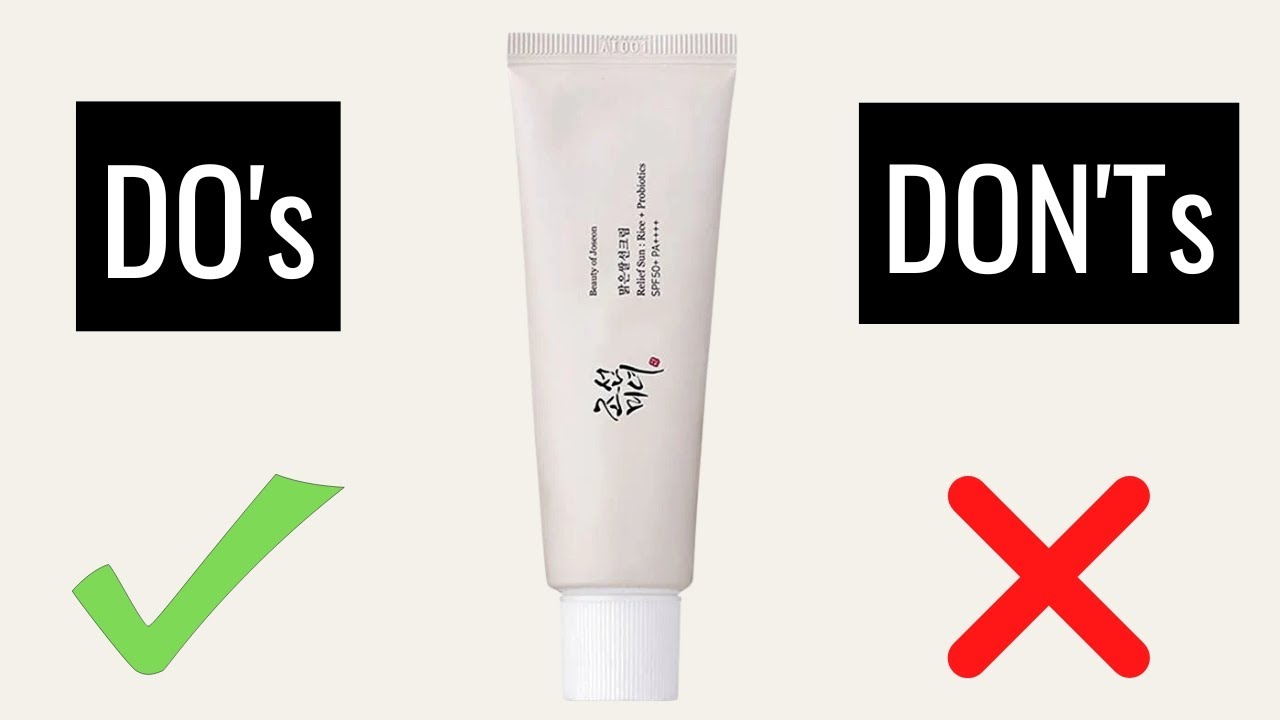 How To Use Beauty of Joseon Relief Sunscreen