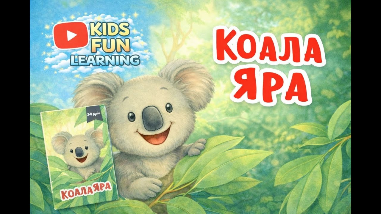 КОАЛА ЯРА. Дитячі книги українською. Все про життя коал.