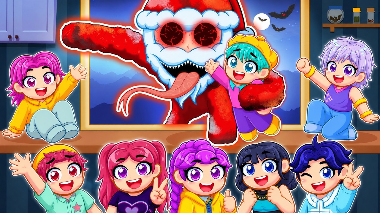 GOO GOO GAGA CURSES Our 8 BABIES in Roblox! | Kpop Demon Hunters