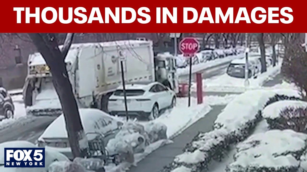 Owner says city snow plow hit her car