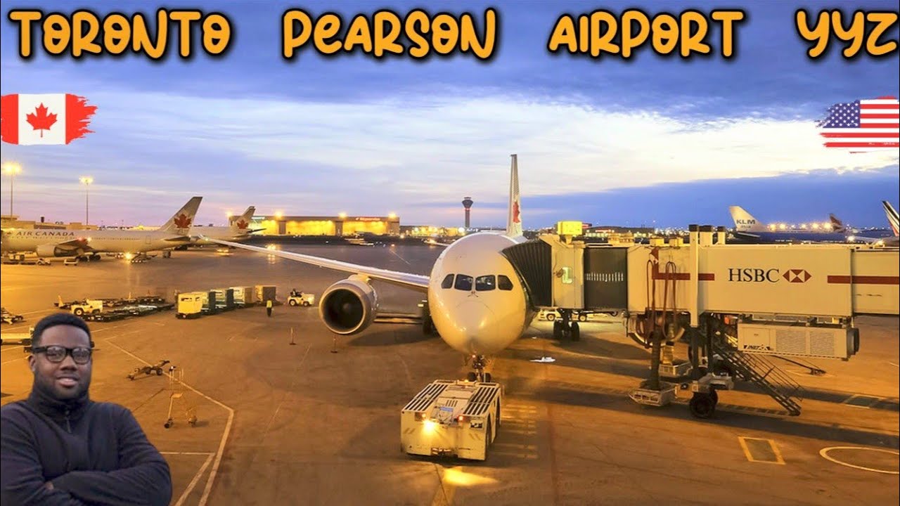 Внутри КРУПНЕЙШЕГО аэропорта Канады (Торонто Пирсон YYZ) | Терминал 1, вылеты в США | 2025