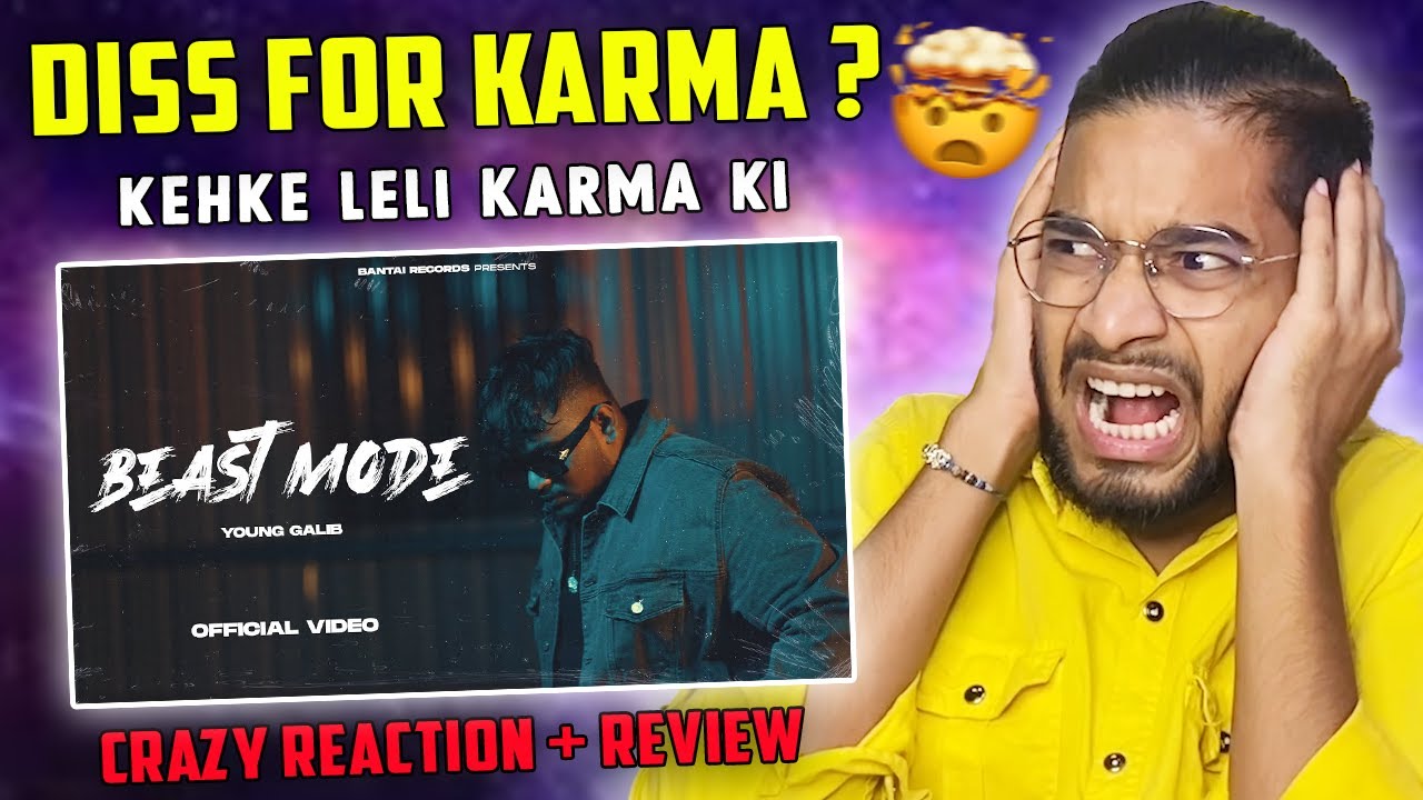 WTF ! 🤯YOUNG GALIB - BEAST MODE 🥵 (Prod. by REFIX) | REACTION | KALAMZONE