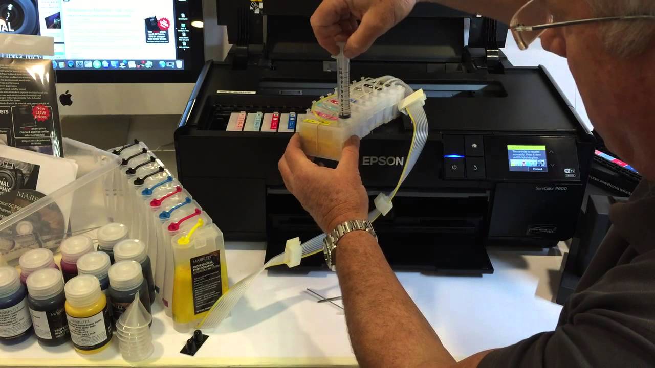 Epson SureColor P600 ProHD Continuous Ink System from Marrutt