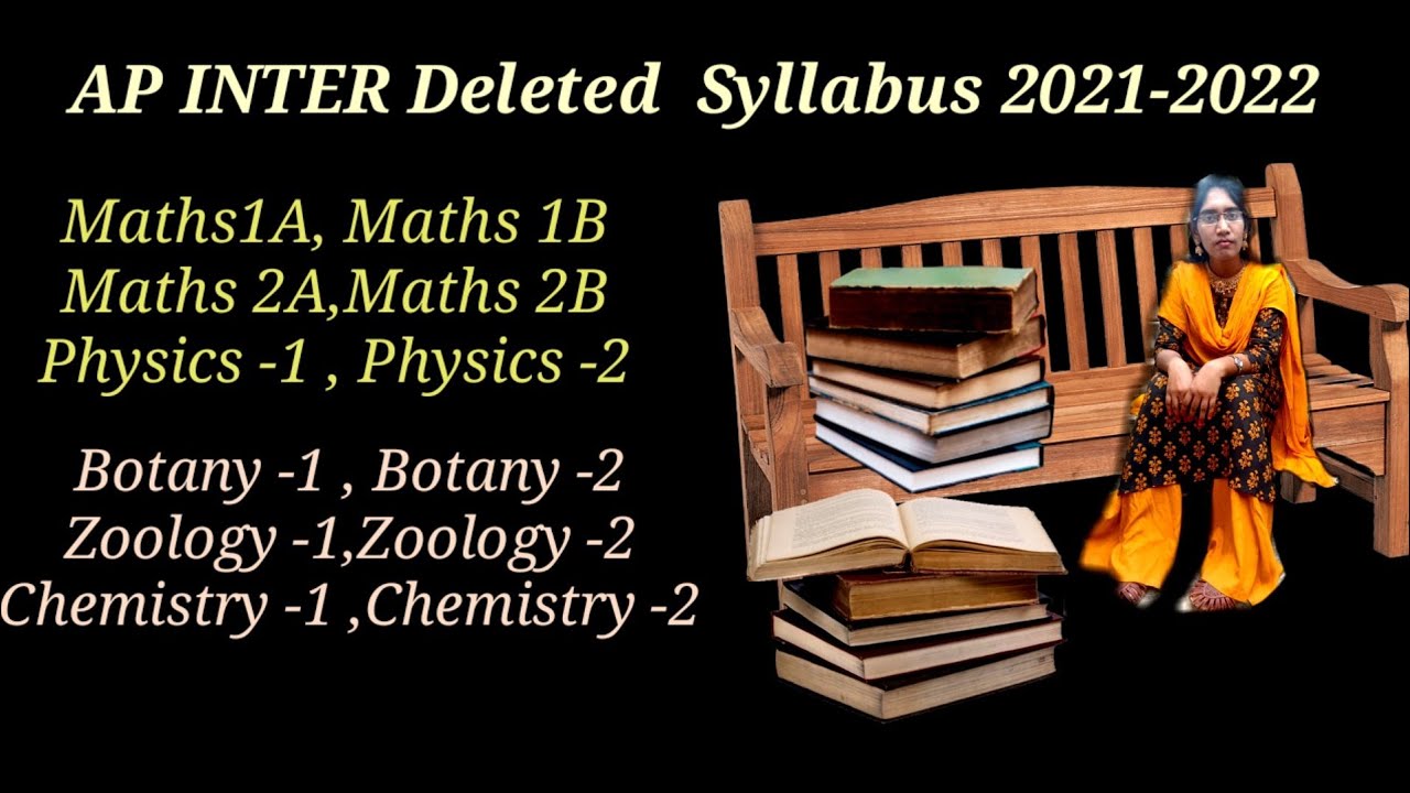 INTER AYLLABUS 2021-2022 / AP INTER SYLLABUS 2022 / INTER REDEUCED SYLLABUS