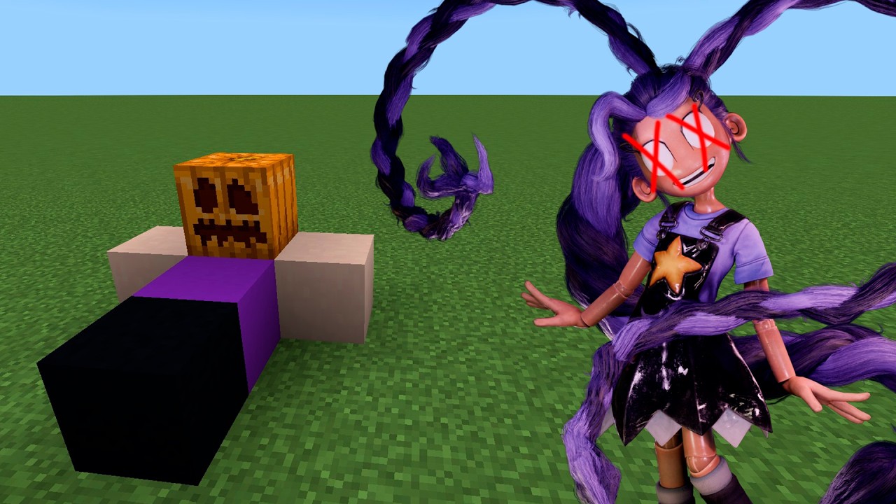 Poppy Playtime Dead Lily Lovebraids Addon in Minecraft PE