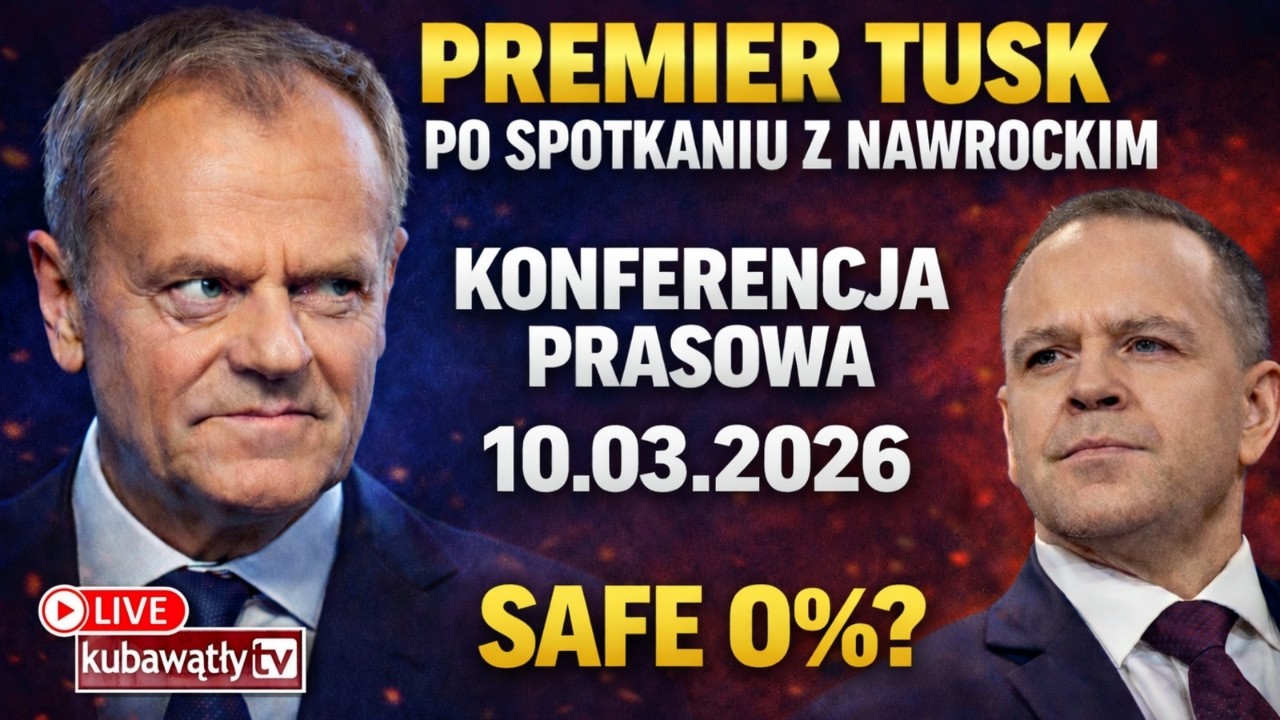 Premier Tusk po spotkaniu z Nawrockim: WETO dla SAFE?! | Konferencja prasowa 10.03.2020