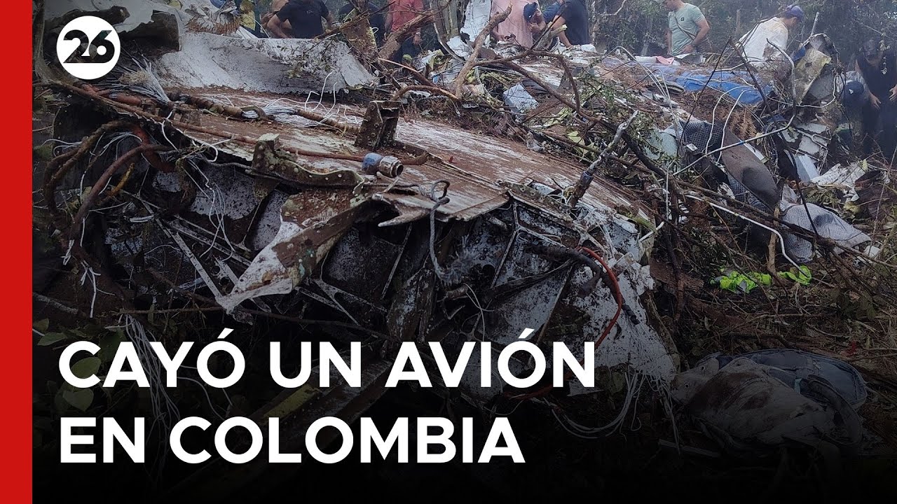 🚨 TRAGEDIA A&Eacute;REA | Cay&oacute; un avi&oacute;n en Colombia y hay 15 muertos