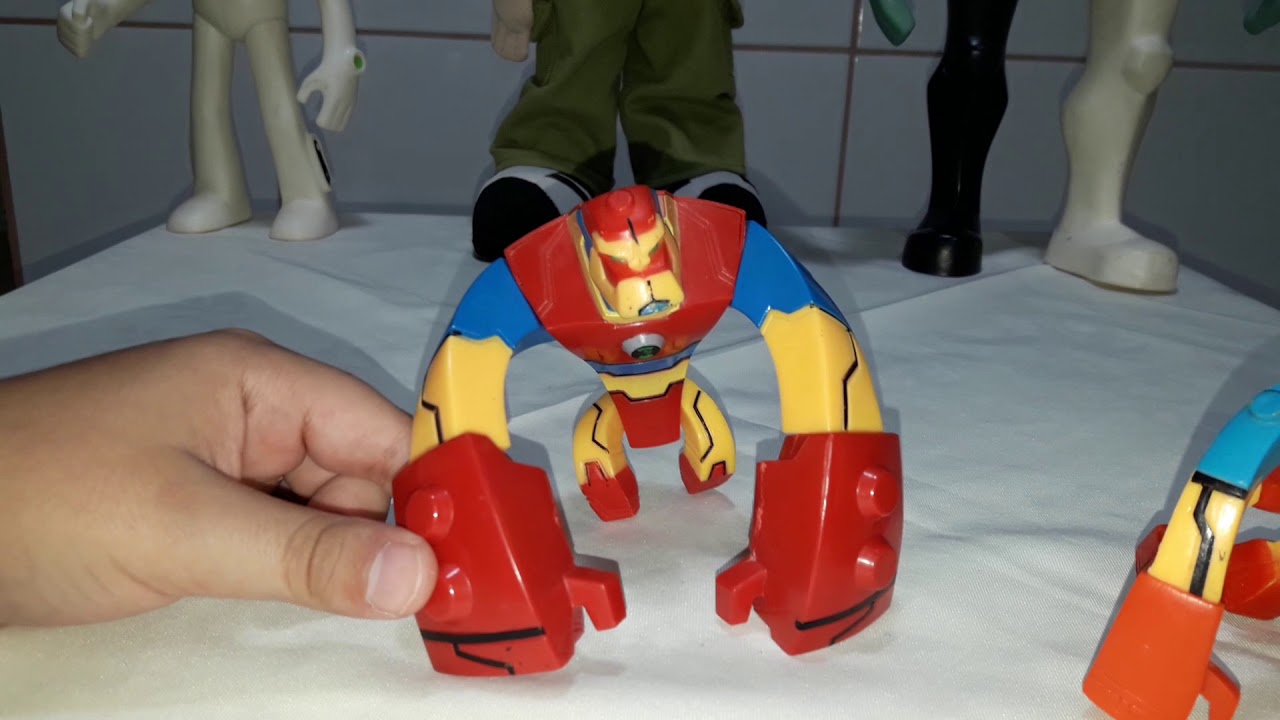 Coleção de bonecos do Ben 10 atualizada do Dudu.