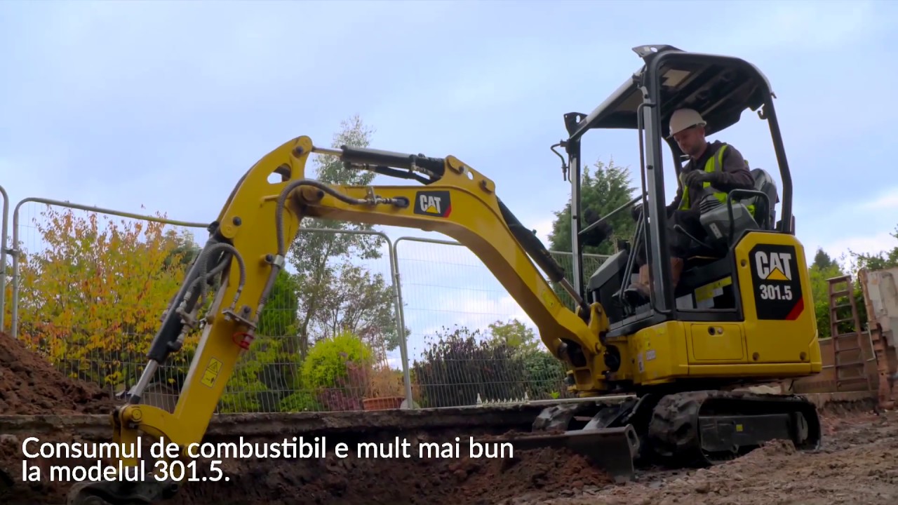 Miniexcavatorul Next Generation Cat 301.5