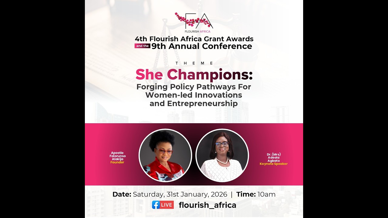 FLORISH AFRICA|| 4TH FLORISH AFRICA GRANT AWARDS AND 9TH ANNUAL CONFRENCE || 31ST JANUARY 2026