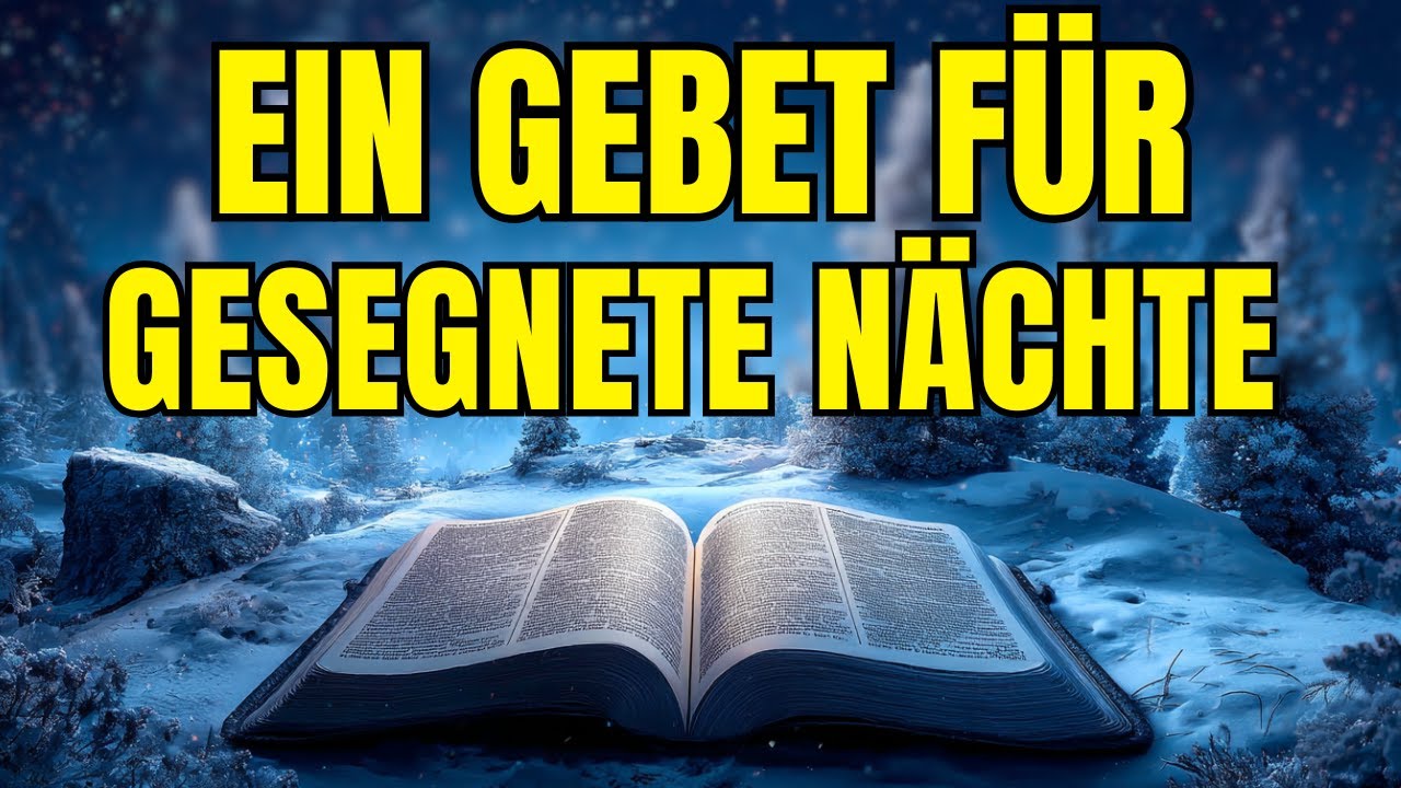 Das Gebet, das jede Nacht gesegnet macht