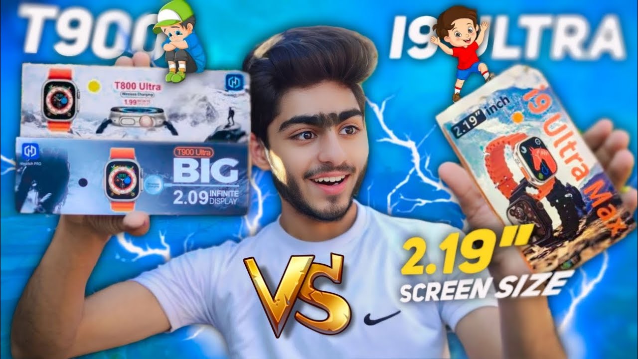 T800/T900 Ultra VS i9 Ultra Max Smart Watch 🔥⌚ | WhatsApp/Facebook/Games On i9 Ultra Max 😍 | YouLook