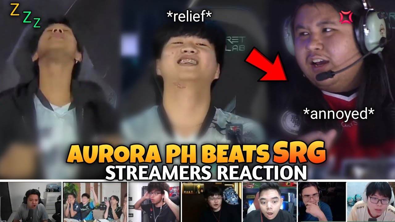 STREAMERS Reaction To AURORA PH Moving To M7 GrandFinals After Beating SRG🤯.