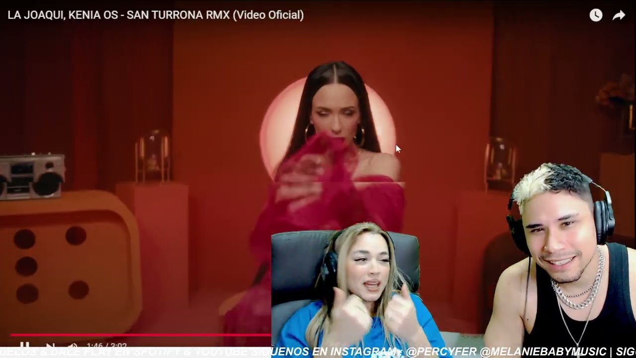 LA JOAQUI, KENIA OS - SAN TURRONA RMX (Video Oficial) || 🇻🇪🇵🇪 REACCIÓN