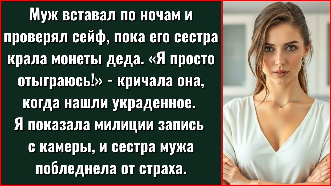 Муж Проверял Сейф Каждую Ночь, Пока Его Сестра Крала Монеты Деда На Два Миллиона