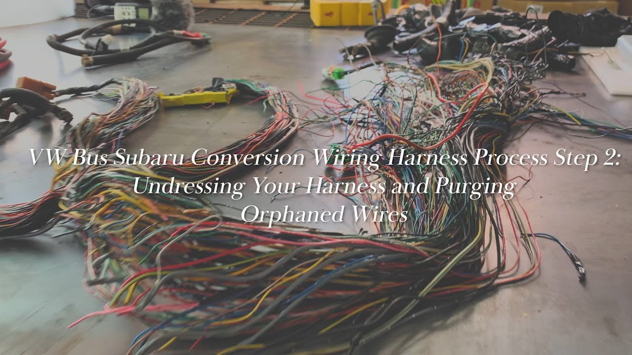 VW Bay Window Bus EJ25 Subaru Conversion - Wiring Harness Guide, Step 2: Getting Undressed