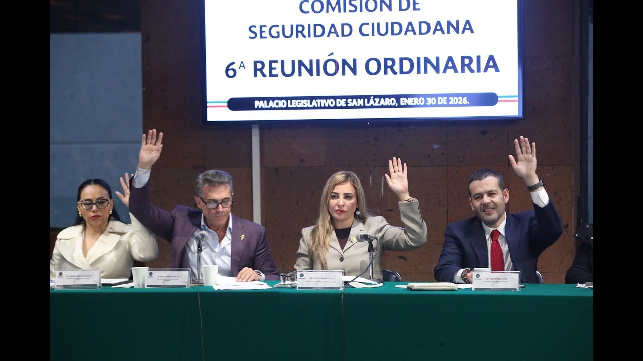 EN VIVO / Reunión Ordinaria de la Comisión de Seguridad Ciudadana