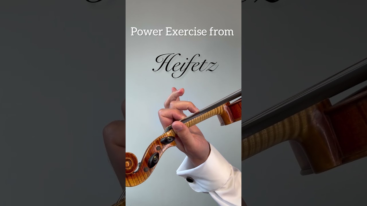 Heifetz Power Exercise &ndash; Unlock Finger Independence & Strength on Violin