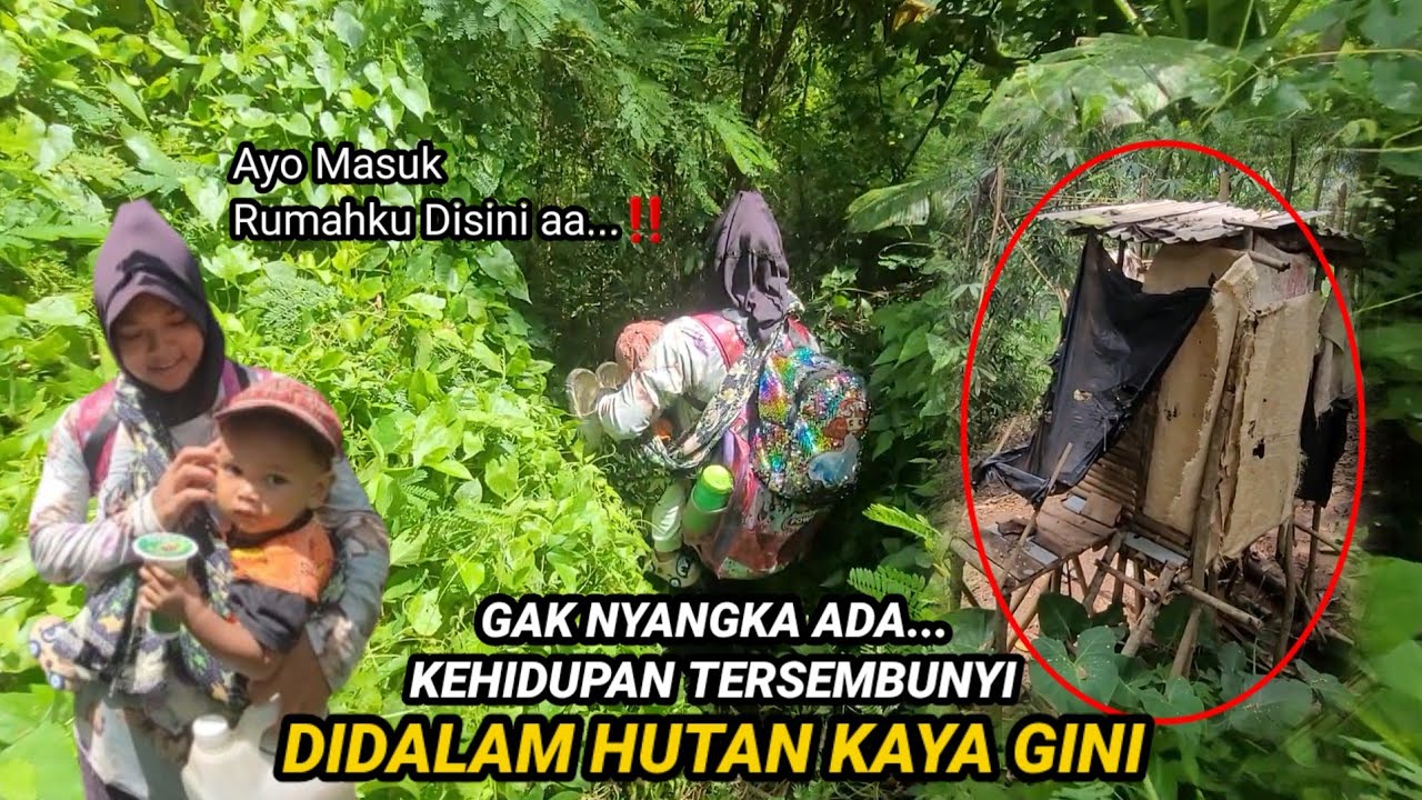 TAK MASUK AKAL!! ADA WANITA TINGGAL DI RUMAH GUBUK PALING UNIK DAN ANEH DALAM HUTAN JAWA BARAT