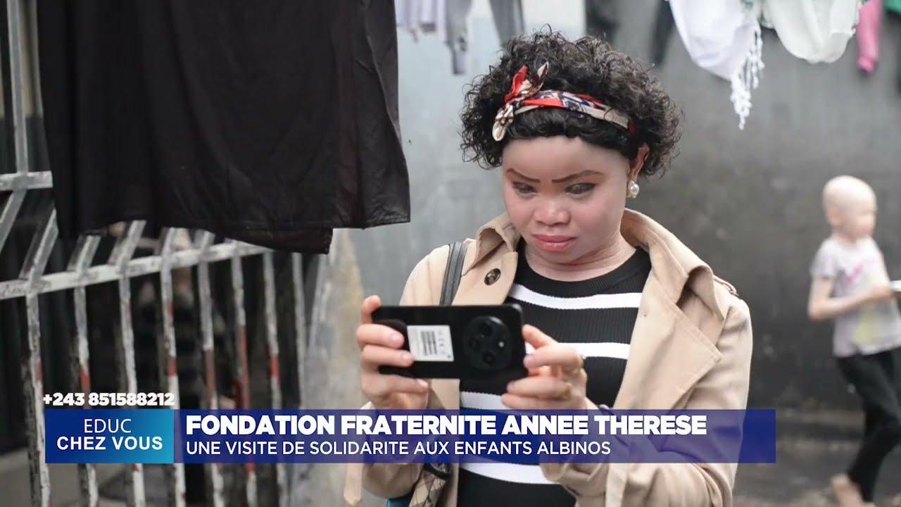 FONDATION FRATERNITÉ ANNE THÉRÈSE || UNE VISITE DE SOLIDARITÉ AUX ENFANTS ALBINOS || EDUC CHEZ VOUS