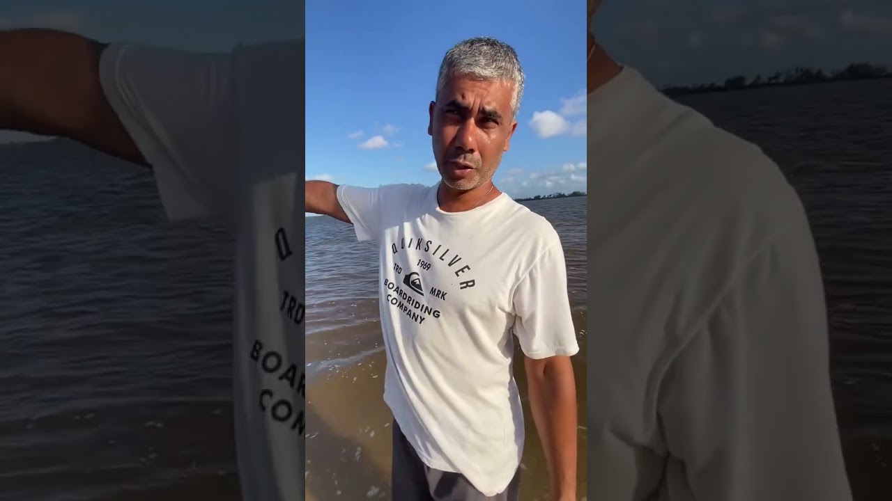 Pescaria de siri em Icapara Iguape SP